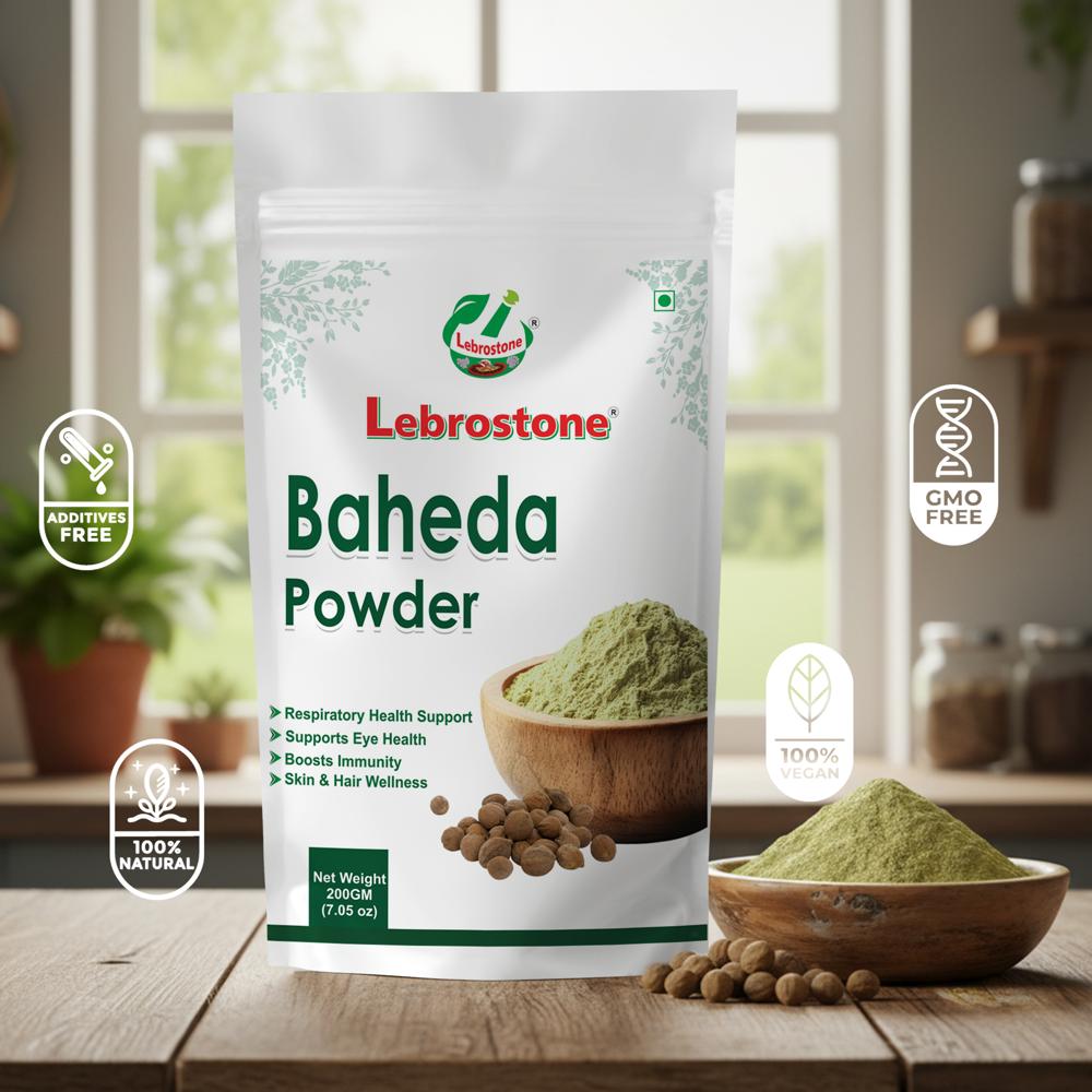 Lebrostone Baheda Powder | Herbal Powder for Digestion, Immunity, Skin, Hair & Respiratory Health|200g