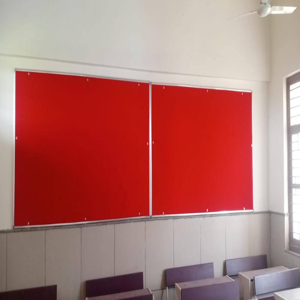 Sds17 High Quality Colorful Fabric Notice Board - Rectangle Shape, Soft Board Design, Available In All Sizes | User-friendly Searchable Keyboard, Stylish Modern Aesthetic, Versatile For Office, School, Home