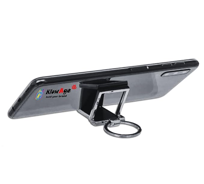 Stainless Steel Rotating Rectangle Metal Photo Keychain with Ring (SS-208)