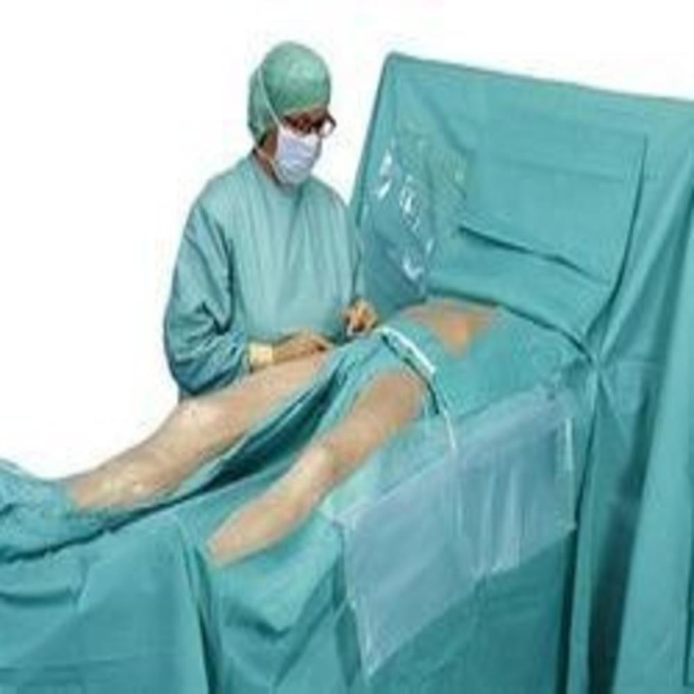 LAMINATED SPUNLACE Fixable Drapes Cabg Drape