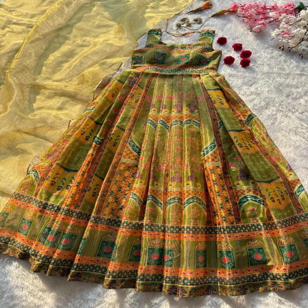 ANARKALI GOWN WITH DUPPATA