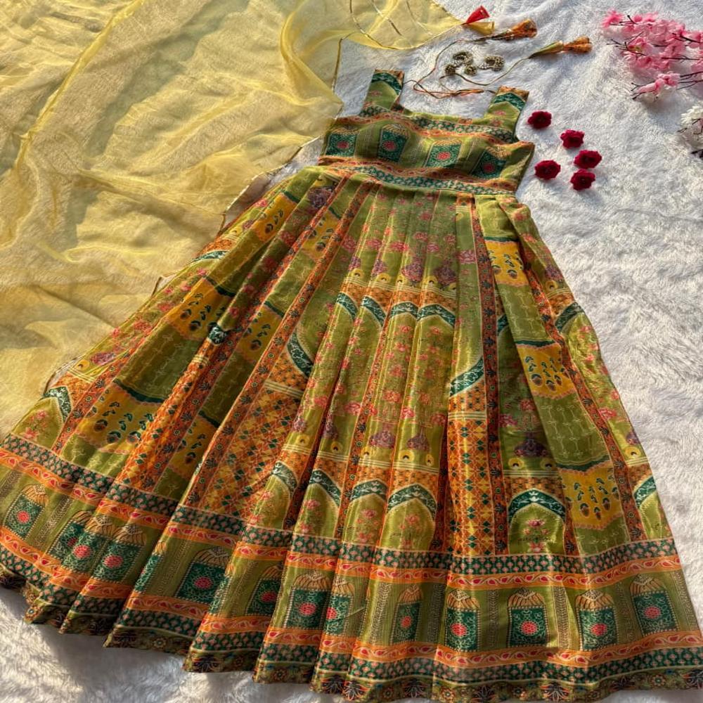 ANARKALI  GOWN WITH DUPPATA