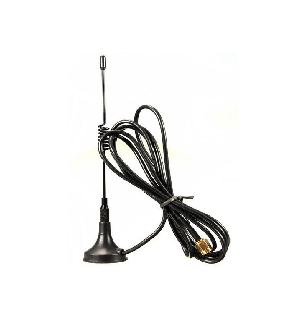 Magnetic Base Antenna 3Dbi 800- 2500Mhz 5 Mtr - Current: 50 Ohm (Ohm)