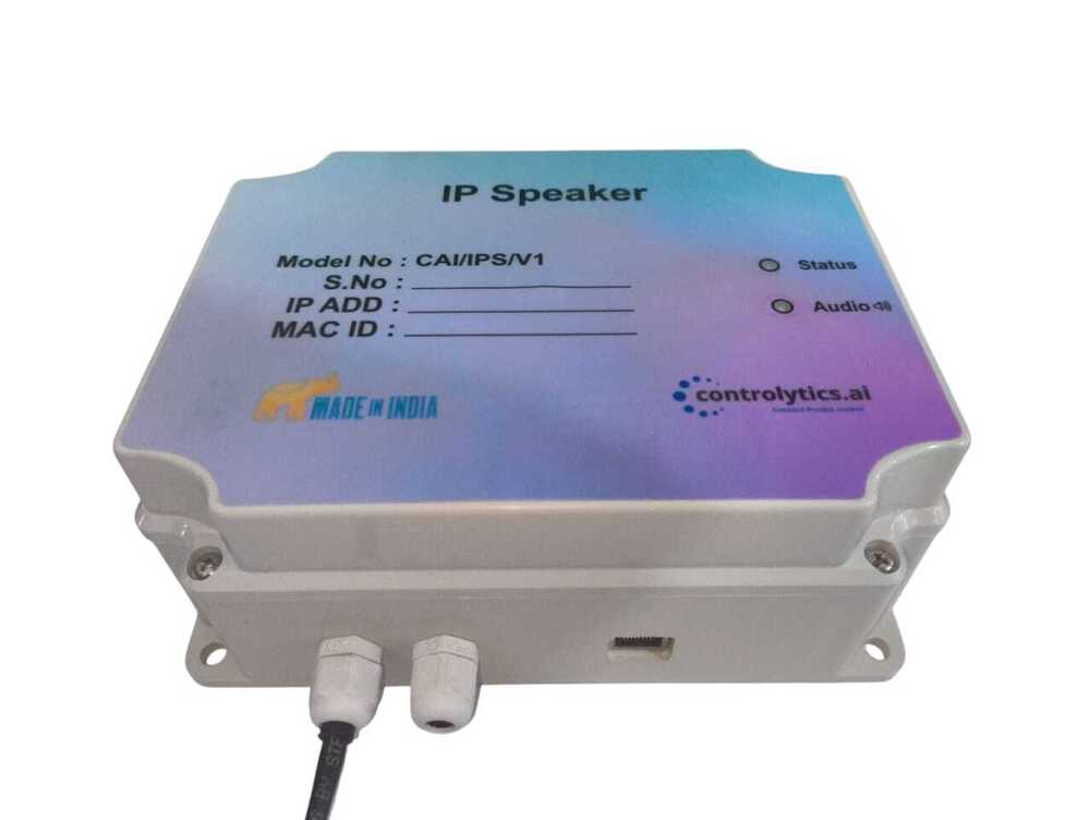 Ip Based Voice Announcer - Application: For Safety Purpose