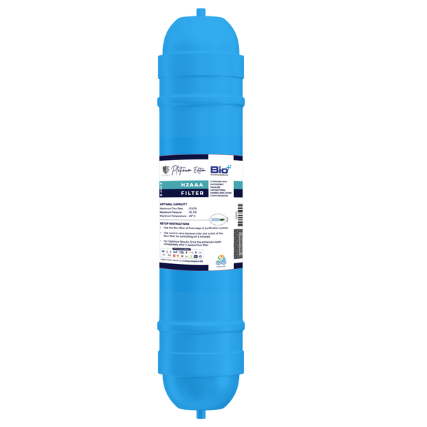 Bio+ 8 Hydrogen-Rich, Alkaline, Antioxidant, Mineralizing Water Filter SWPK for Household RO & Purifiers