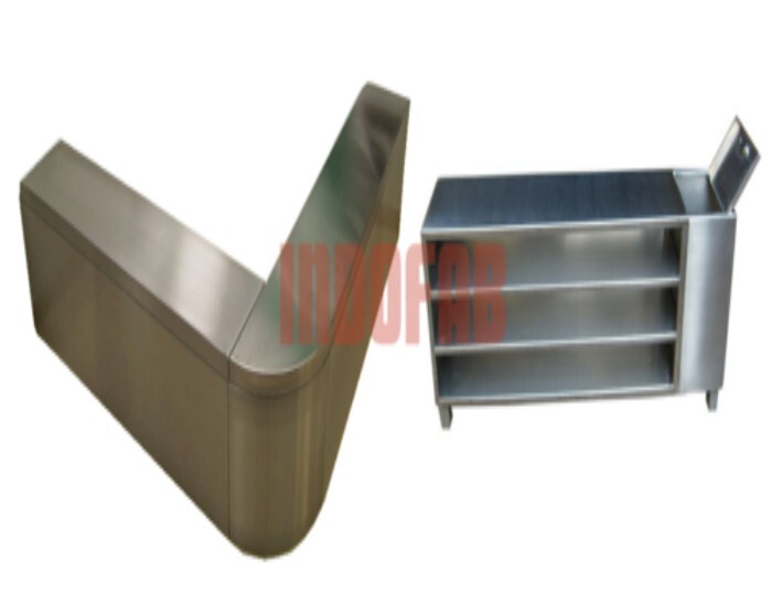 Stainless Steel Cross Over Benches