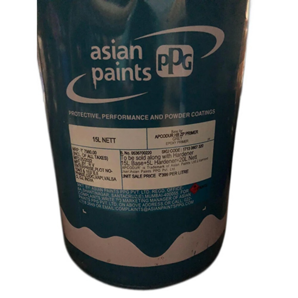 Asian Paints Ppg Epoxy Zinc Primer Grey 20 Ltr For Metal - Grade: Industrial