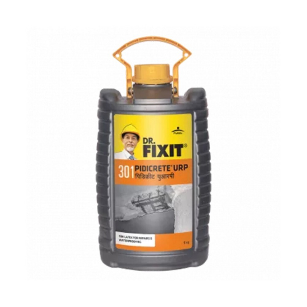Dr. Fixit Pidicrete URP - Acrylic Polymer Emulsion 1-20L, White, High Adhesion & Flexibility