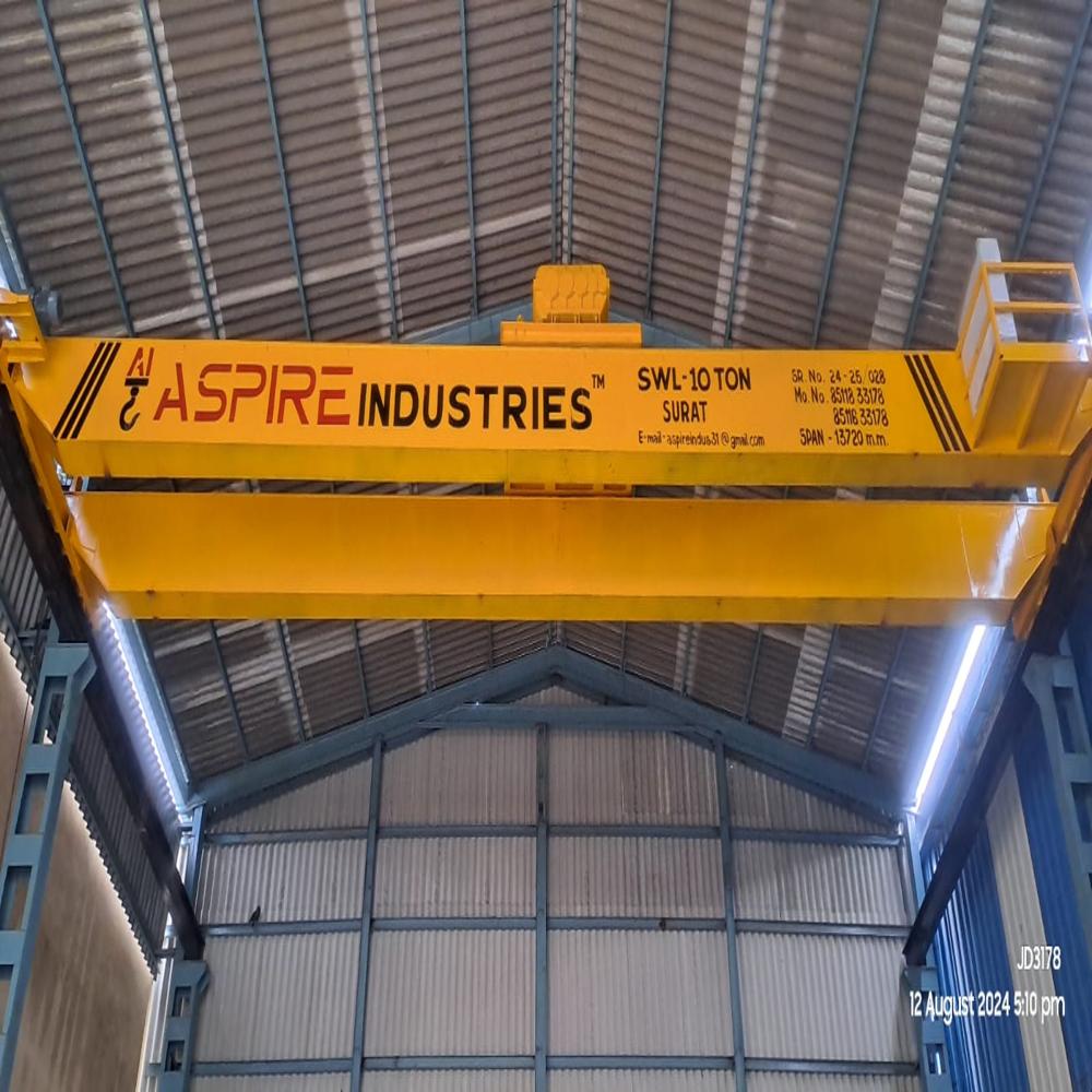 12 Ton Overhead Eot Crane - Lifting Speed: 3 To 4 M/m