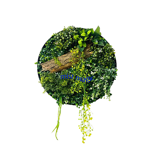 MWA-1R Ring Art Green Artificial Garden For Wall