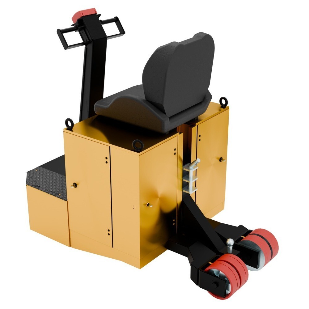 Industrial Electric Tow Truck - Color: Yellow & Black