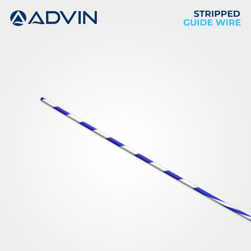 Zebra Guide Wire Advin - Radiopaque Tip For Accurate Placement, Flexible Body For Navigation, Strong Torque Control, Sterile & Single Use, High-visibility