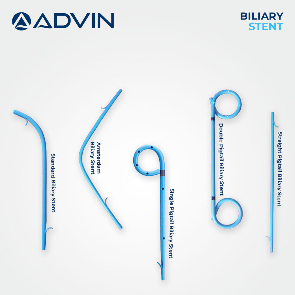 Biliary Stent - Color: Blue