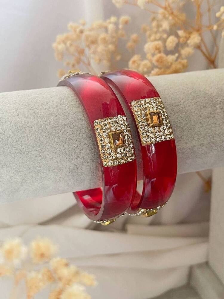 Jaipuri Bangles - Color: Red