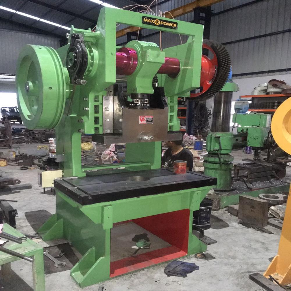 150 Ton C Type Power Press Machine - Metal Construction, 6300 Kg Weight | 15 Hp Power, Industrial Application