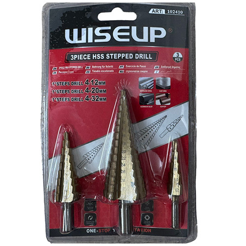3Piece HSS Stepped Drill