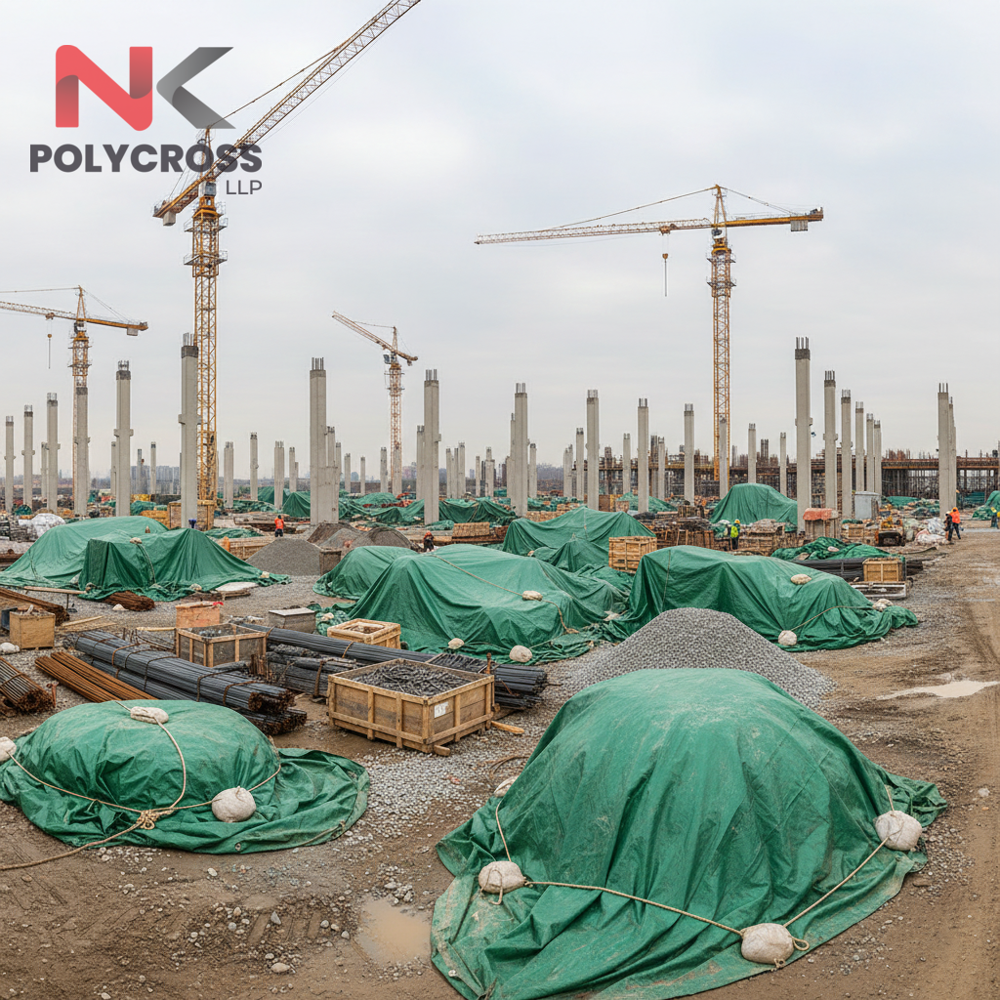 Outdoor Construction Sheet - Color: Blue