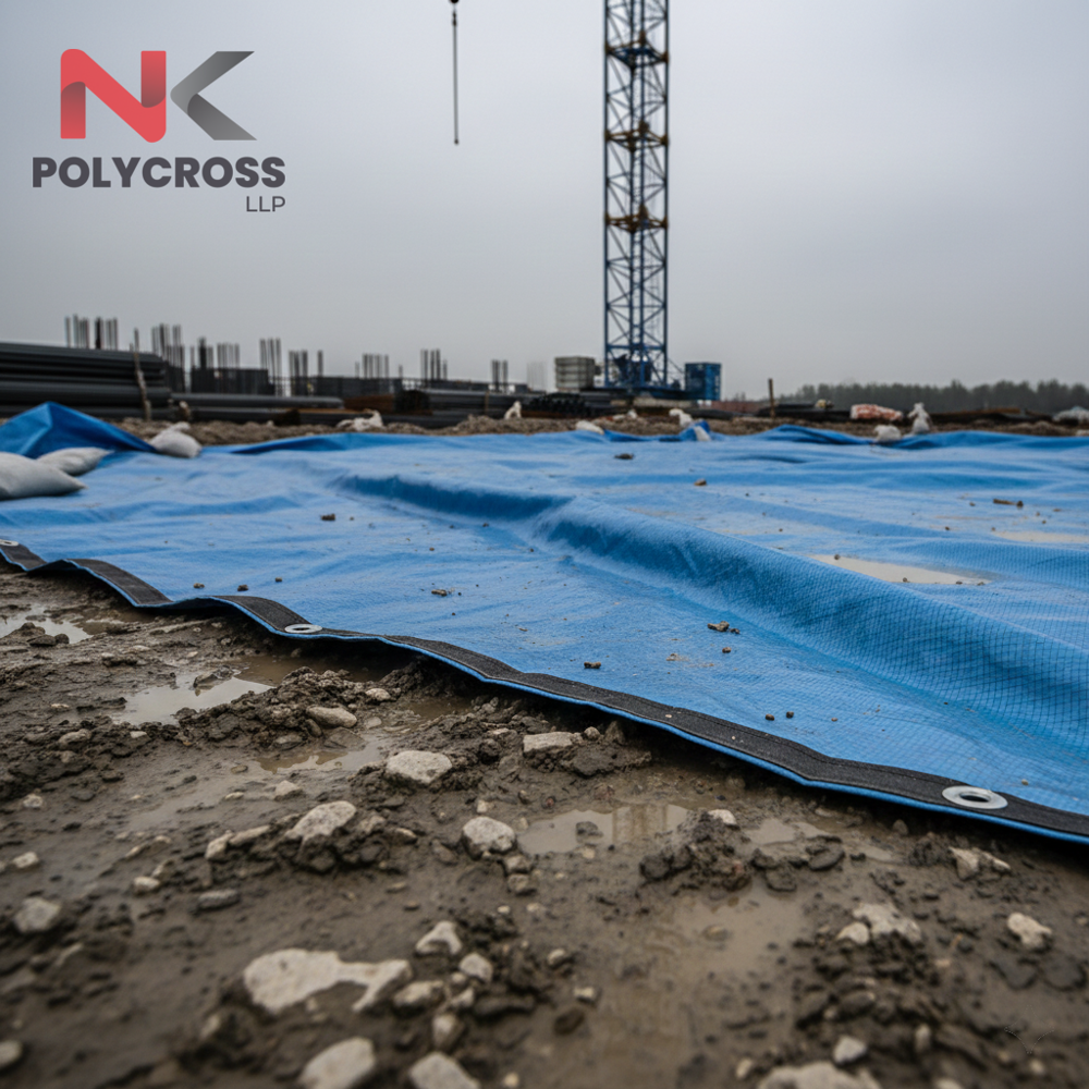Outdoor Construction Sheet - Color: Blue