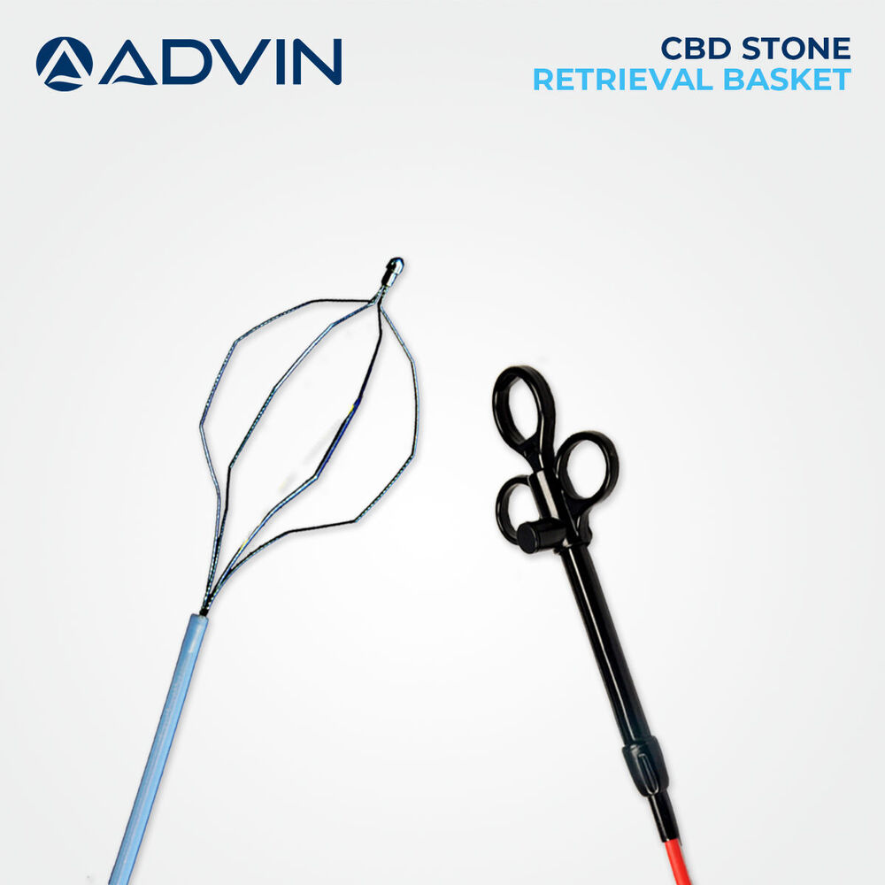 Endoscopic CBD Stone Retrieval Basket 2.3 mm  230 cm Single Lumen