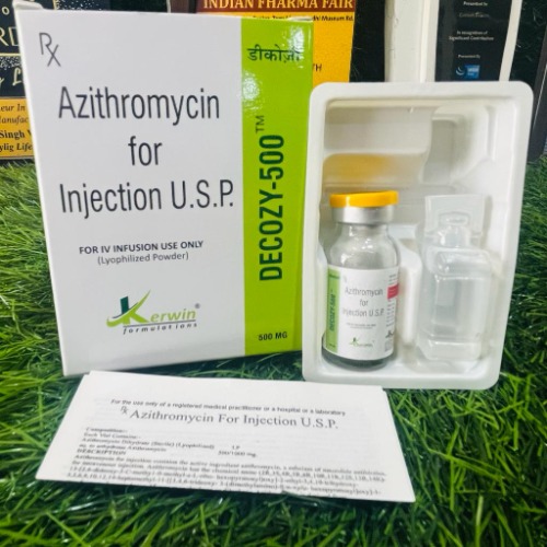 Azithromycin Injection I.p. 500 Mg - Packaging Type: Lyophilized Powder Form