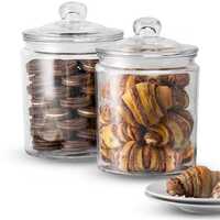 Vintage Airtight Glass Cookie And Candy Jar With Lid