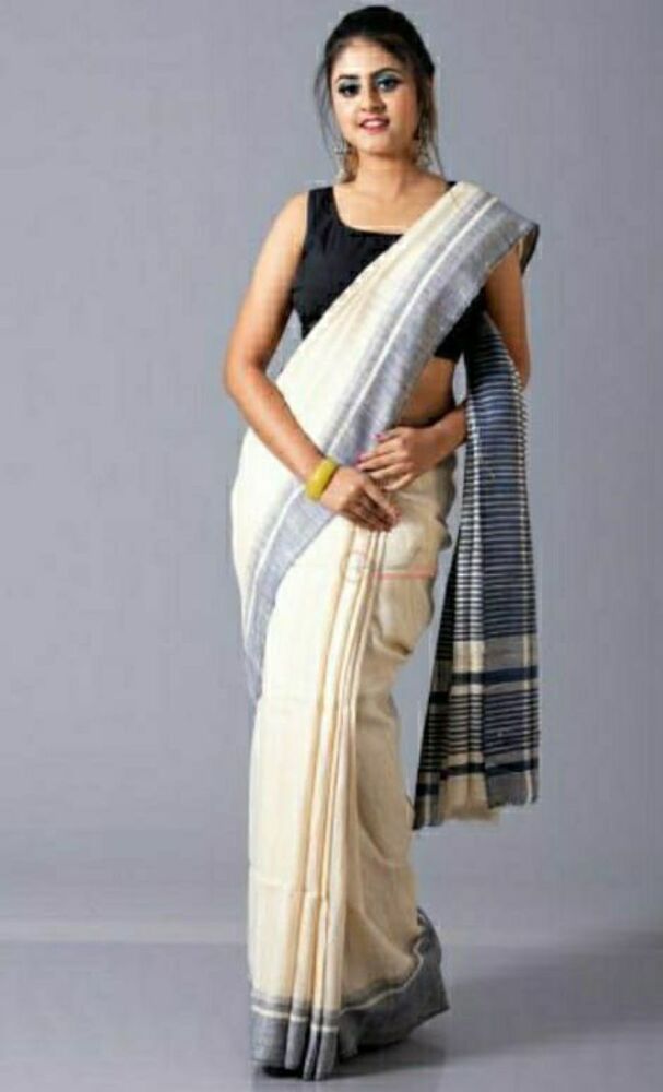 Handloom Pure Tussar Gichha Silk Saree