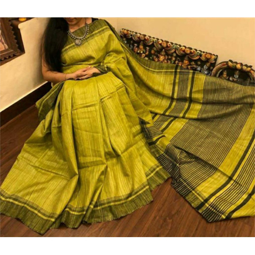 Handloom Pure Tussar Gichha Silk Saree