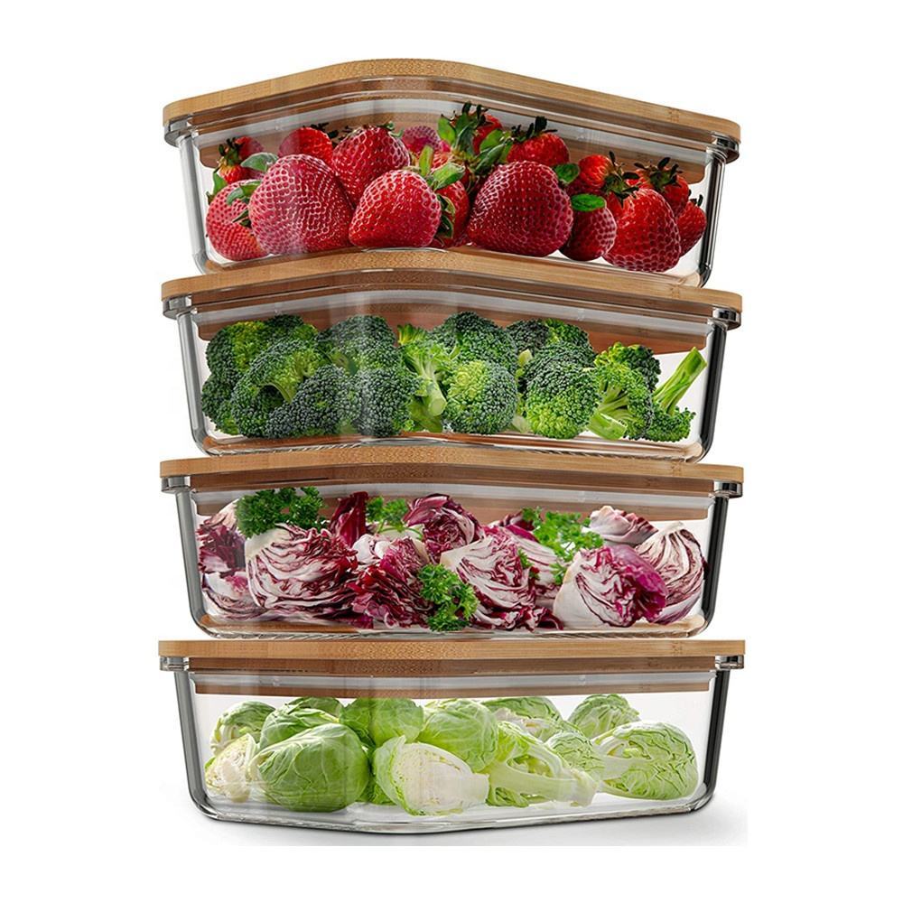 Leftovers Baking Cooking Lunch Kitchen Glass Containers