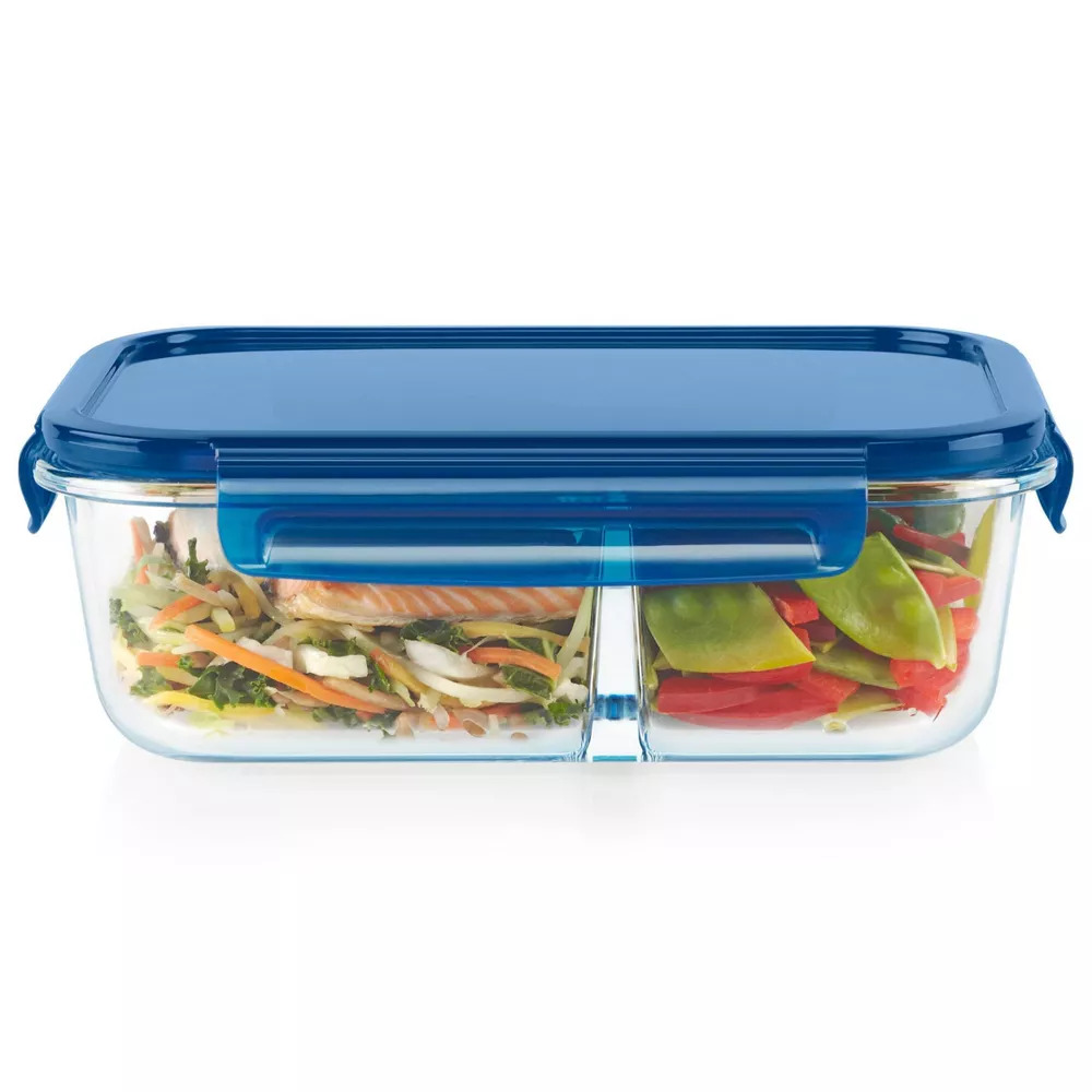 5.5 Cup Rectangular Glass Food Storage Container