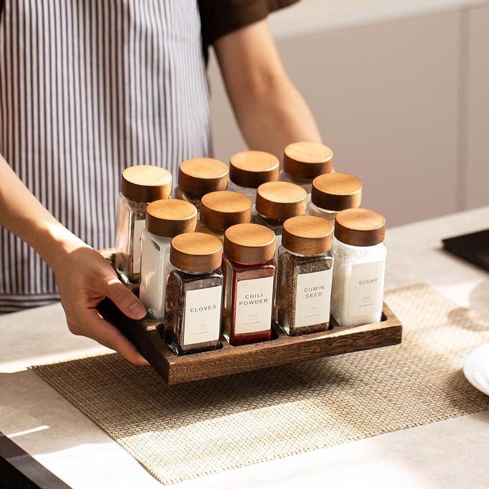 Bamboo Kitchen Kitchen Spice Jars