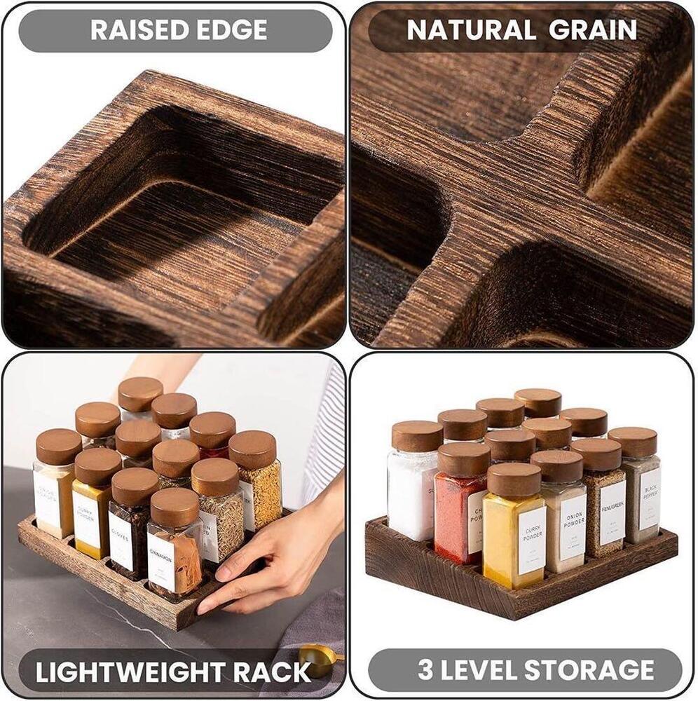 Bamboo Kitchen Kitchen Spice Jars