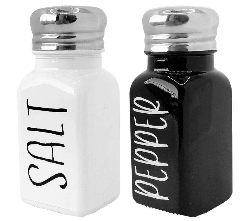 Glass Salt & Pepper Shaker Set