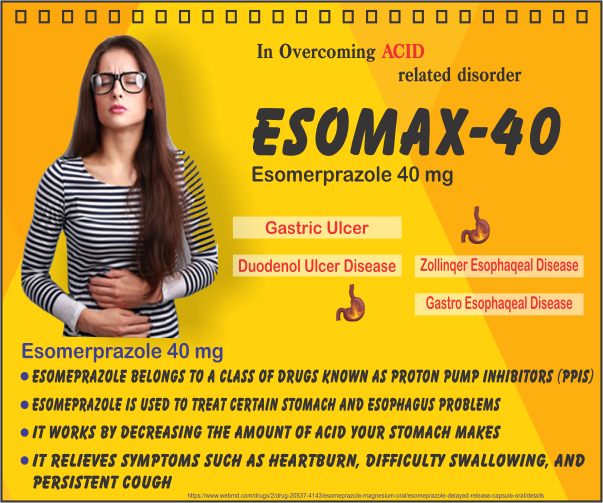 Esomeprazole Sodium Injection I.P. 40 mg