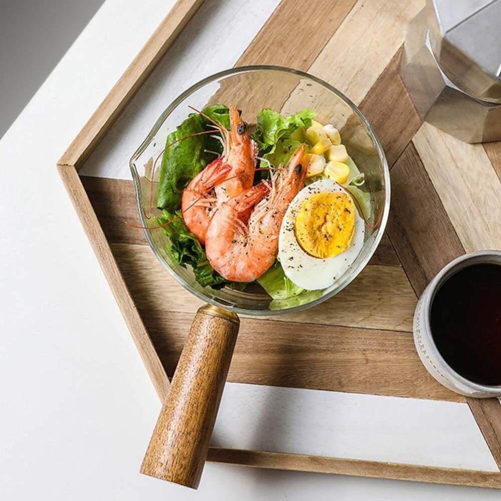 Mini 600ml Non-Stick Glass Kitchen Cookware 600ml Milk Pot