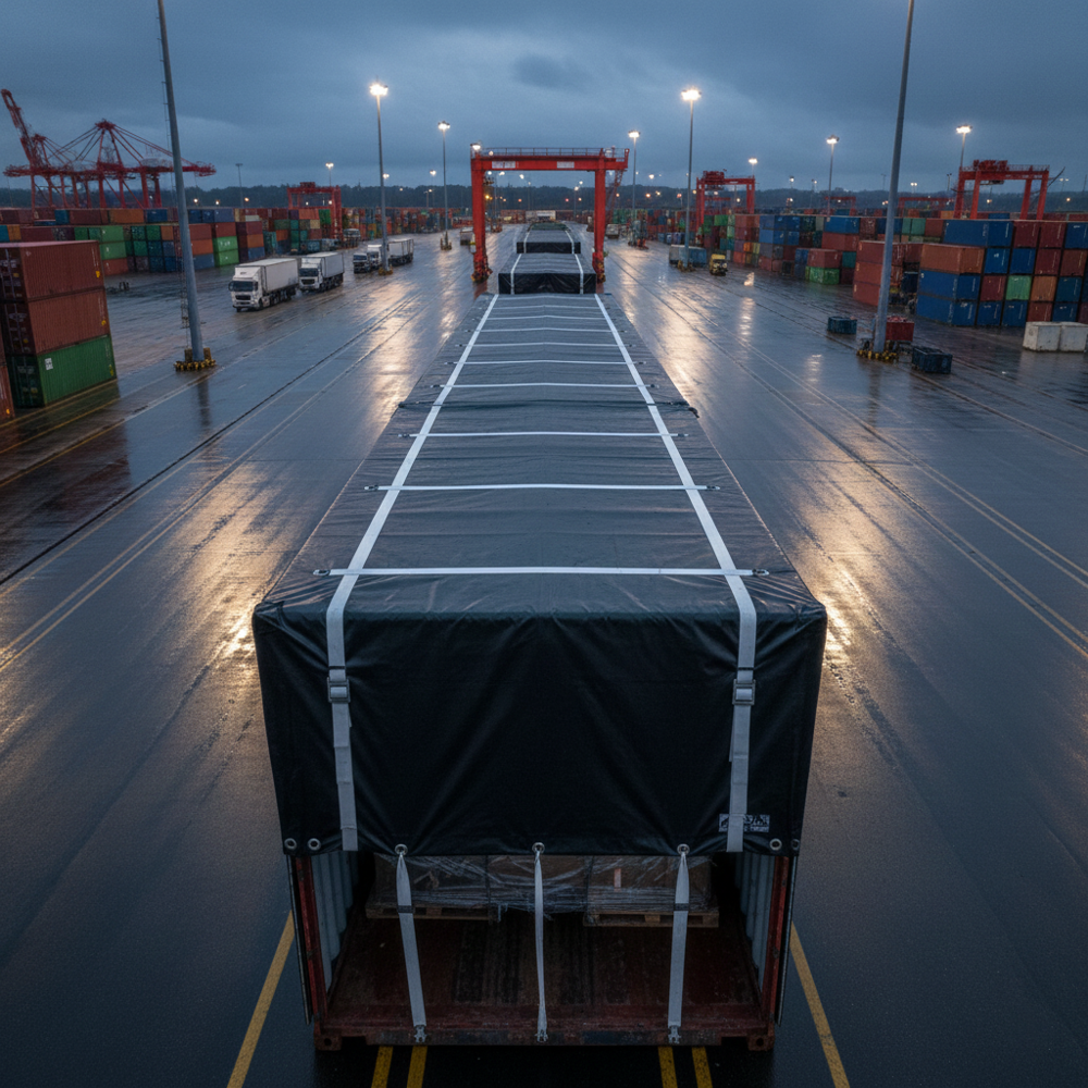 Container Cover - Color: Blue