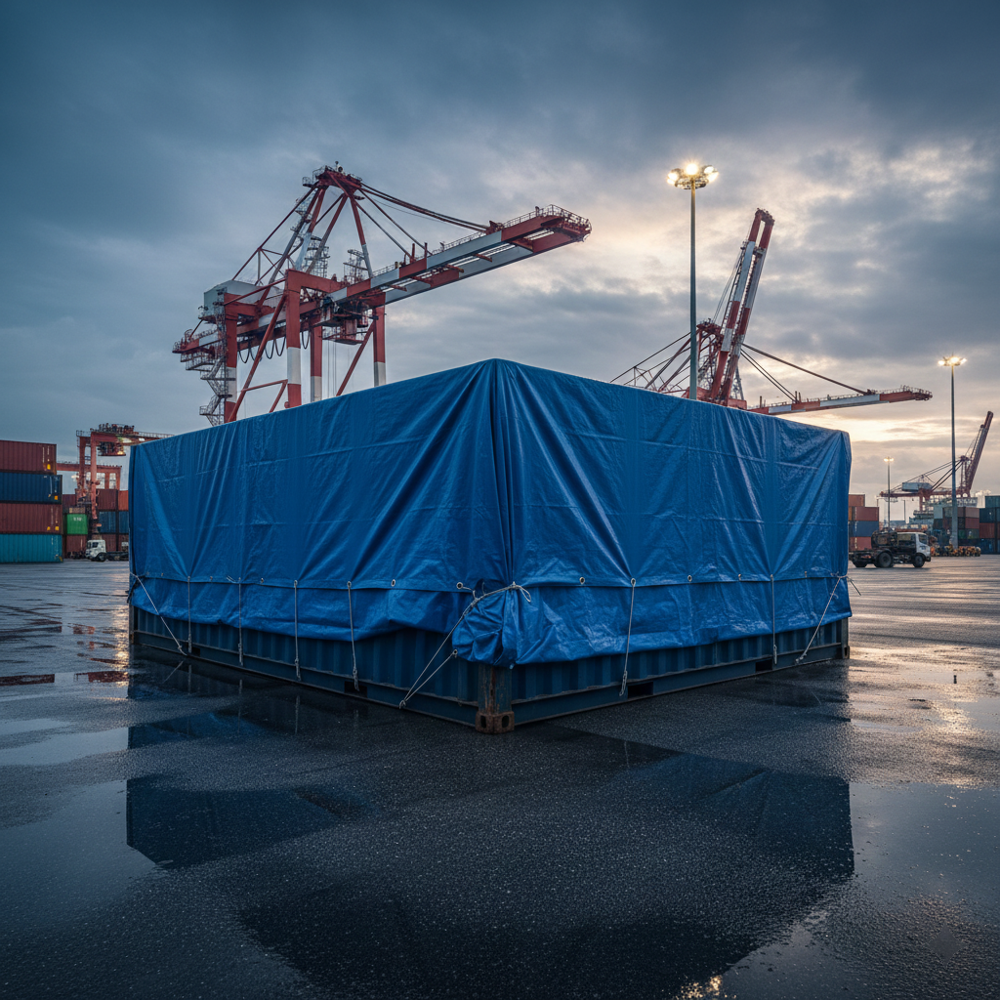 Container Cover - Color: Blue
