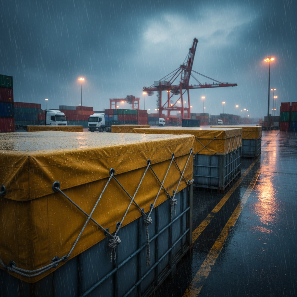 Container Cover - Color: Blue