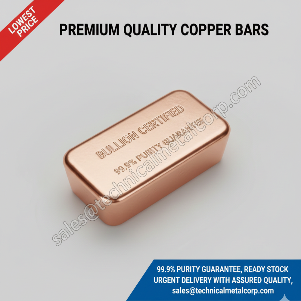 Copper Biscuit Bar - Diameter: 7*5*9 Millimeter (Mm)