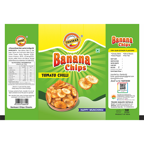 Thaskaa Tomato Chilli Banana