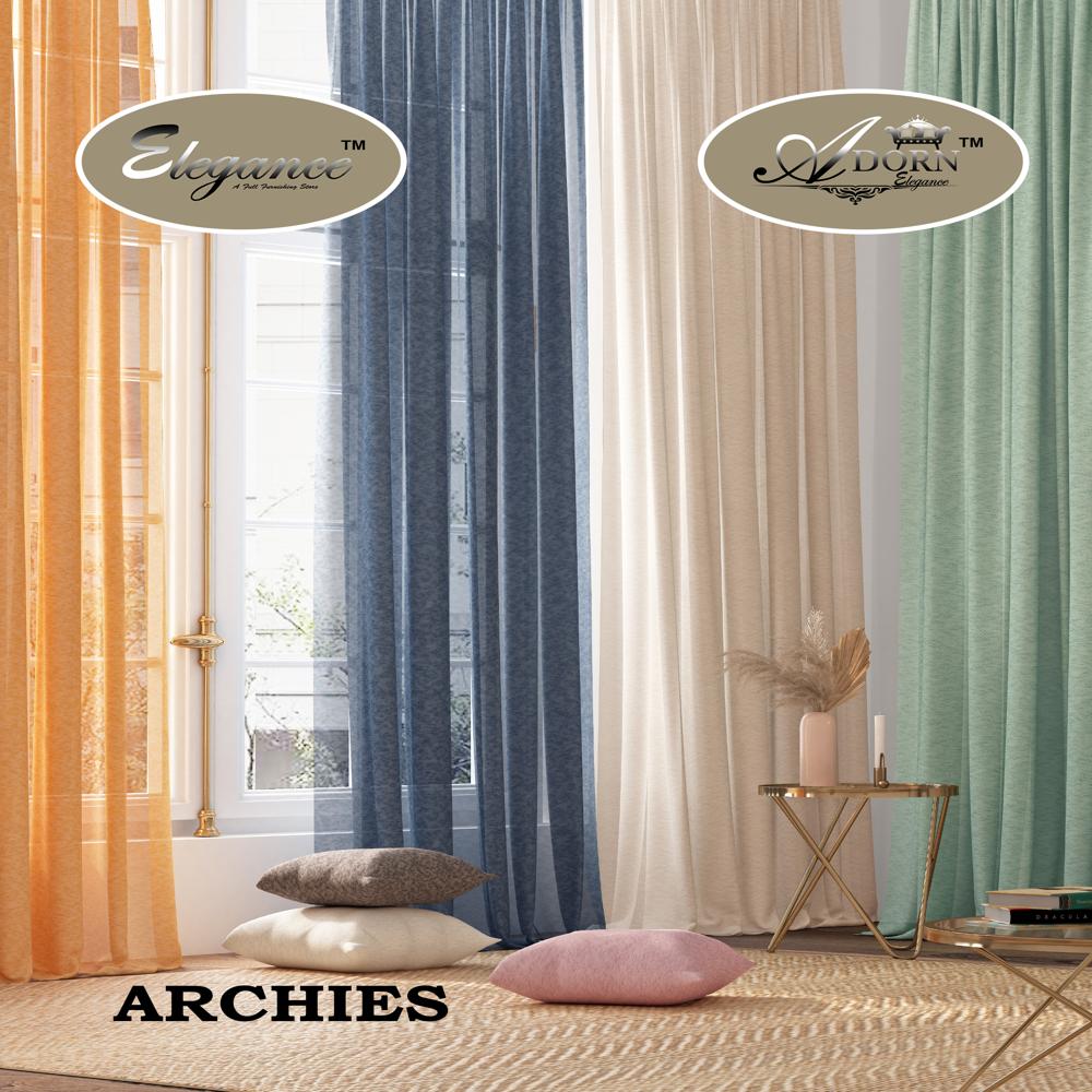 Archies Sheer  Curtain Fabric - Color: Multi