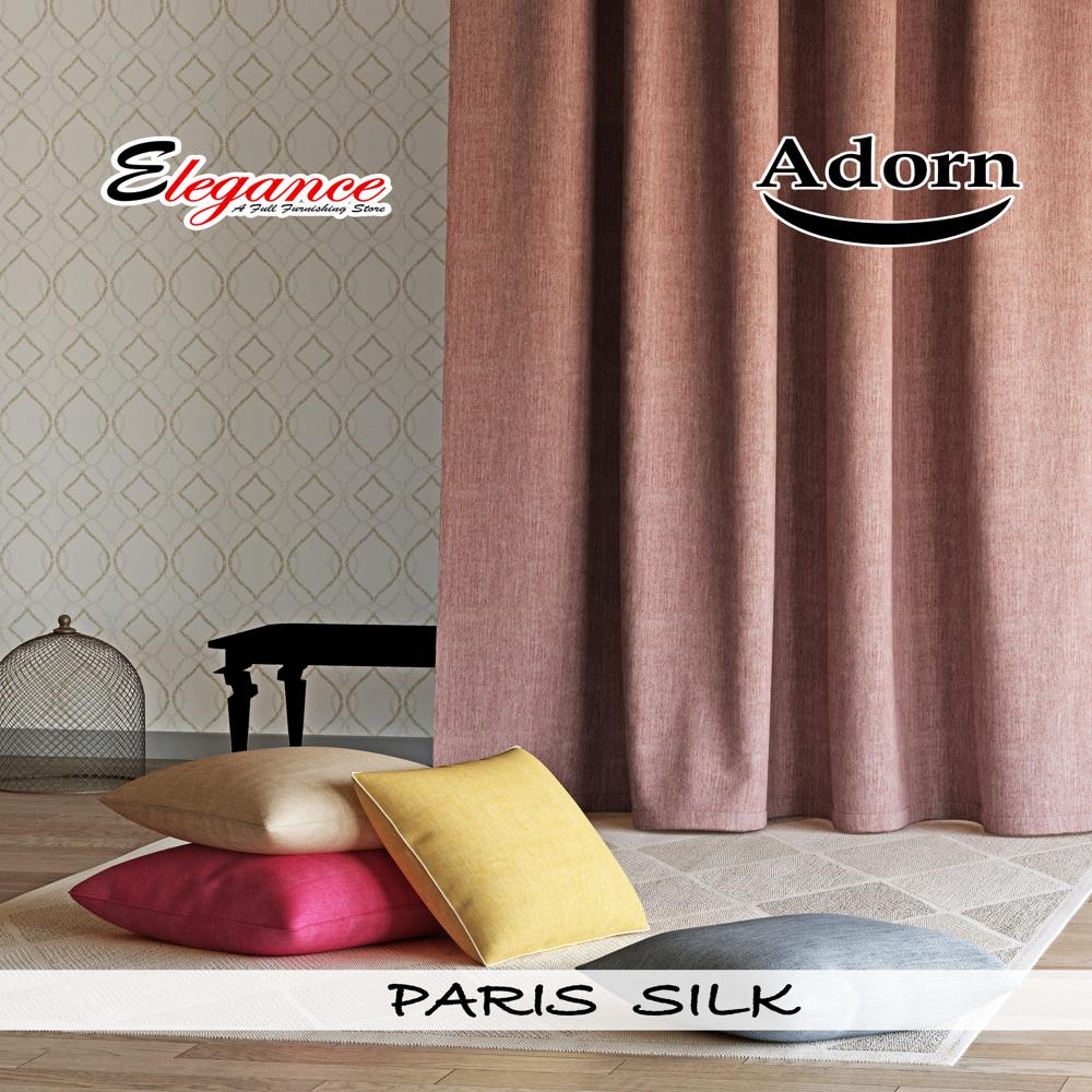 Paris silk curtain fabric