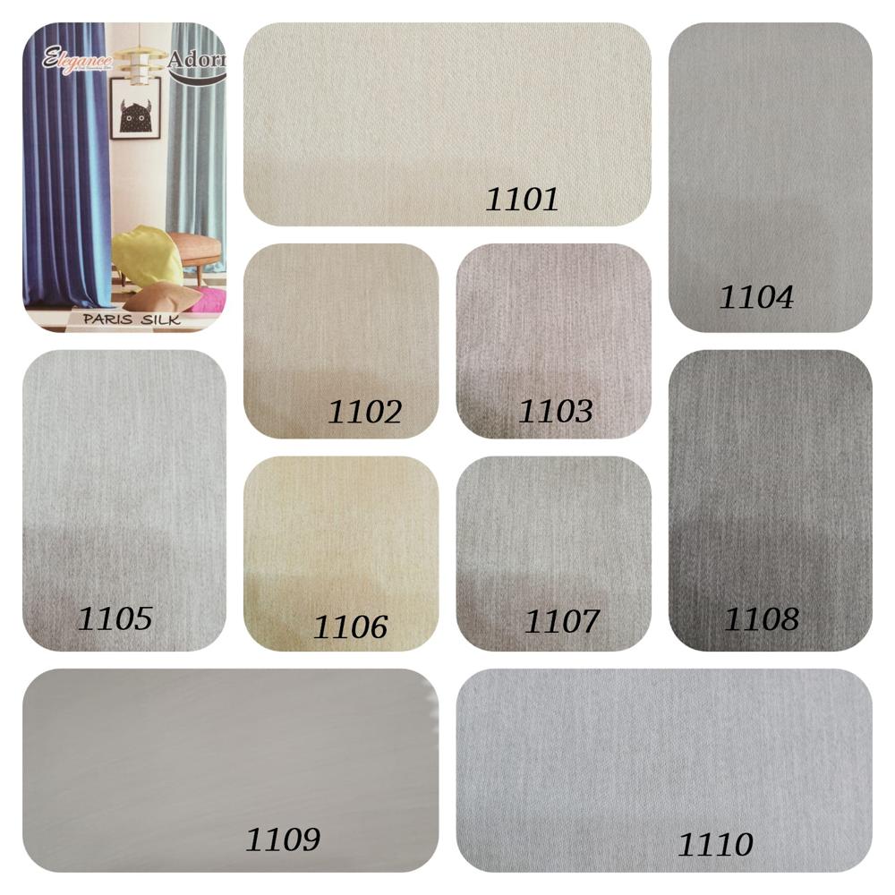 Paris silk curtain fabric