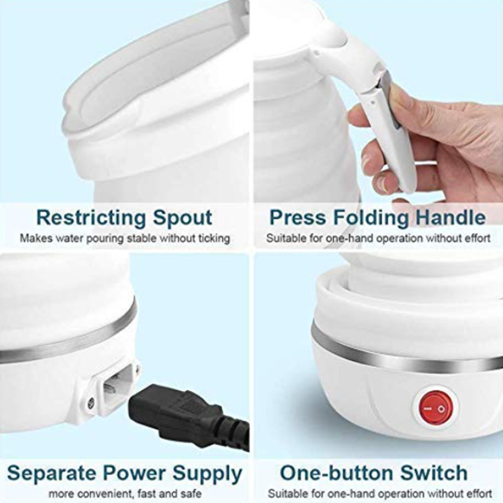 Electric Folding Kettle - Capacity: 0.5 To 0.8 Ltr