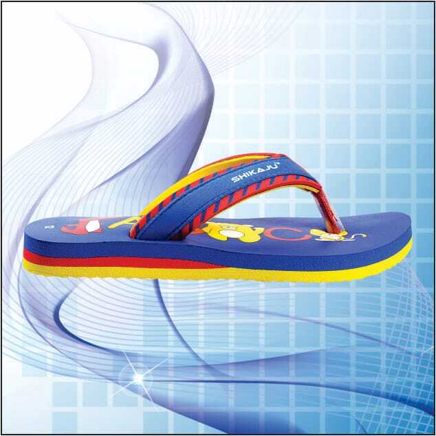 Shikaju Blue yellow Kids Footwear