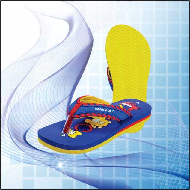 Shikaju Blue yellow Kids Footwear