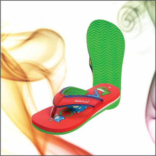 Shikaju Red printed Kids Footwear