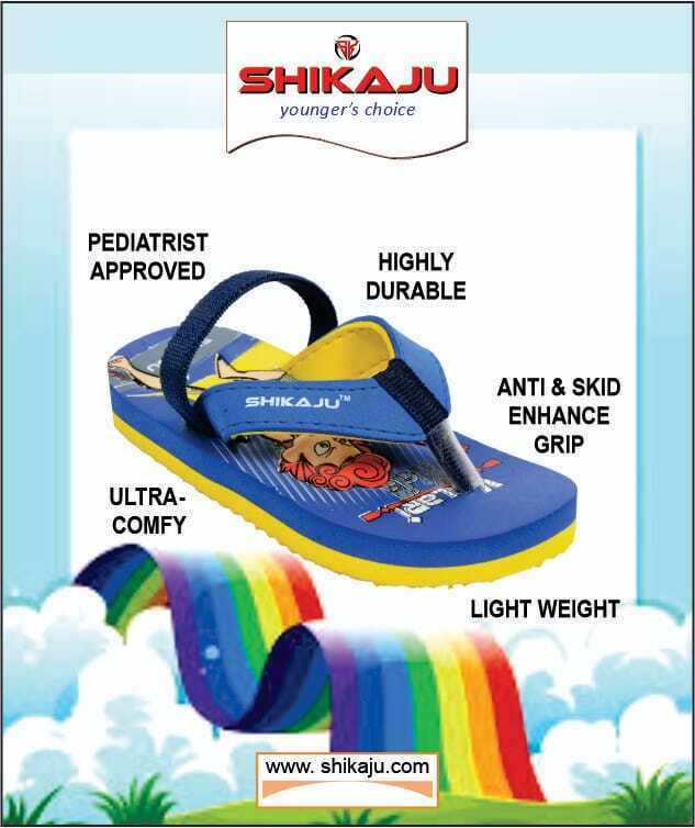 Shikaju Blue Kids printed Footwear