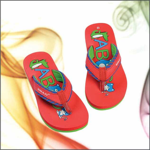 Shikaju Red printed  Kids Footwear