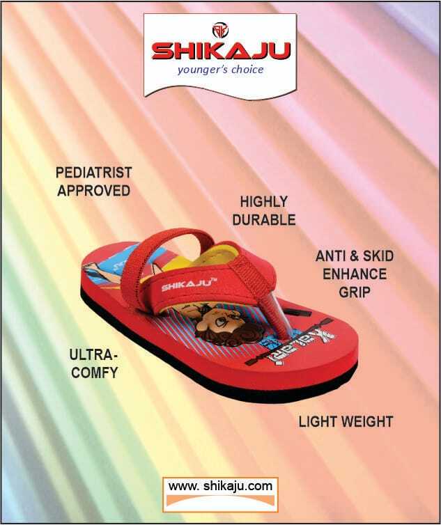 Shikaju Red Kids Footwear
