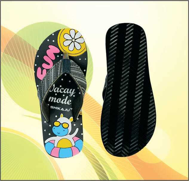 Shikaju Black Kids Footwear